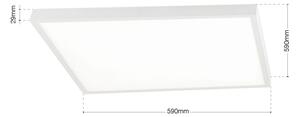 Orion - LED димируема таванна лампа DISC LED/46W/230V 2700/3000/4000K 59x59 см бяла