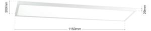 Orion - LED димируем панел за повърхностен монтаж DISC LED/40W/230V 2700/3000/4000K 115x30 cm бял