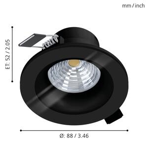 Eglo 99494 - LED Димируема луничка за баня SALABATE LED/6W/230V 4000K IP44