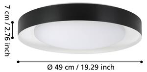 Eglo 99783 - LED Димируема лампа LAURITO LED/24W/230V 3000-6500K+ д.у