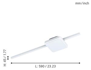 Eglo 99607 - LED Лампа SARGINTO 1xLED/6,3W/230V + 1xLED/5,4W