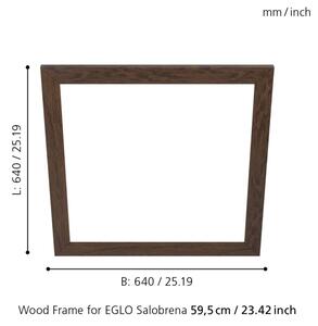 Eglo 99427 - Рамка за лампа SALOBRENA 595x595 мм