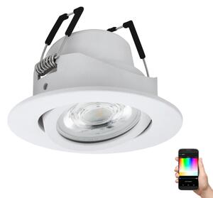 Eglo 31696 -LED RGBW Димируема лампа за вграждане SALICETO LED/4,7W/230V бял