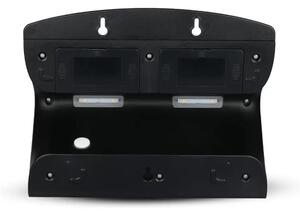 LED соларен стенен фенер с сензор LED/7W/3,7V 4000K IP65 4000 mAh черен