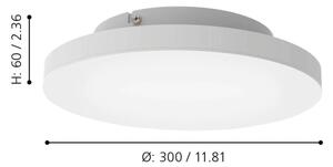 Eglo 900054 - LED RGBW Димируем плафон TURCONA-Z LED/15,7W/230V