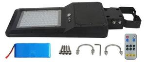 LED соларна улична лампа с сензор LED/40W/9,6V IP65 6000K + ДУ