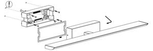 Eglo 900021 - LED RGBW Димируема лампа за огледало в баня 21,5W/230V IP44