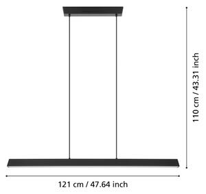 Eglo 99603 - LED RGBW Димируем висящ полилей SIMOLARIS-Z LED/35W/230V