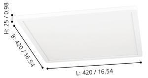 Eglo 900089 - LED RGBW Димируема лампа ROVITO-Z LED/16,5W/230V бял