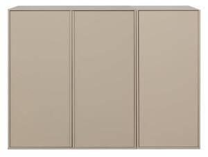 Кремав модулен гардероб от борова дървесина 150x110 cm Daily – vtwonen