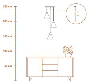 Ledvance - Пендел DECOR RAFFIA 3xE27/15W/230V влакна от рафия