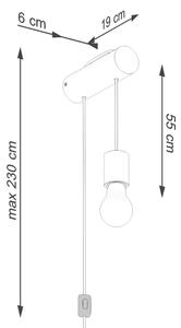 Sollux SL.1644 - Аплик NIMBI 1xE27/15W/230V бук