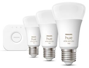 Базов к-кт Philips Hue WACA 3xE27/9W/230V 2000-6500K + взаимосвързващо устройство