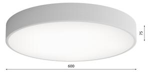 LED Плафониера CLEO LED/69W/230V 4000K Ø 60 см сив