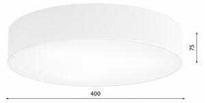 LED Плафониера CLEO LED/43W/230V 3000K Ø 40 см бял