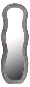 Огледало Glinde кадифе в сив цвят 90x3.5x150см