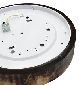Brilagi - LED таванно осветително тяло CARVALHO SMOKEY LED/36W/230V, цвят дъб, диаметър 37,5 см