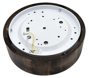 Brilagi - LED таванно осветително тяло CARVALHO SMOKEY LED/20W/230V, дъб, Ø 27,5 см