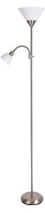Brilagi - Подова лампа ARIANA 1xE27/100W/230V + 1xE14/25W матов хром