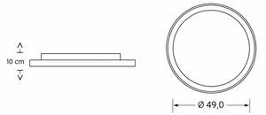 Brilagi - LED димируемо детско таванно осветително тяло ASTRO LED/68W/230V 3000-6000K +ДУ