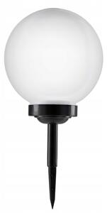 Соларна LED лампа LED/1,2V 6500K 200 mAh Ø 25 cm IP44 бяла/черна