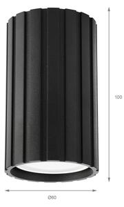 Brilagi - Точково осветително тяло CRISPINA 1xGU10/10W/230V 10 cm черно