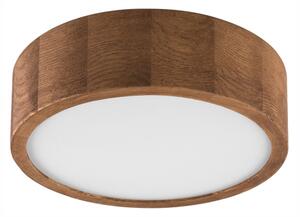 Brilagi - LED RGBW димируема плафонна лампа CARVALHO 1xE27/9W/230V Wi‑Fi дъб Ø 27,5 см