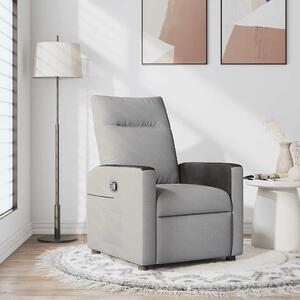 VidaXL Recliner Chair Cloud Grey Fabric