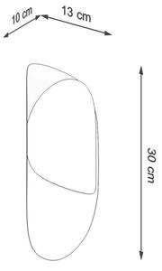 Sollux SL.1062 - Аплик TEAR 1xG9/40W/230V бял