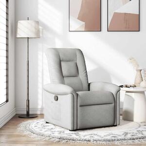 VidaXL Recliner Chair Cloud Grey Fabric