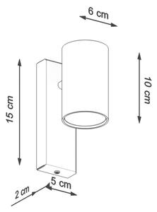 Sollux SL.1077 - Аплик UTTI 1xGU10/40W/230V черен