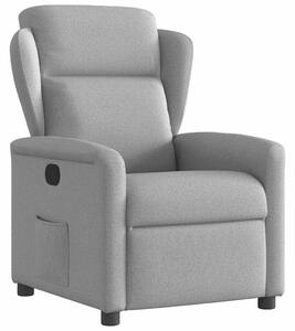 VidaXL Recliner Chair Cloud Grey Fabric