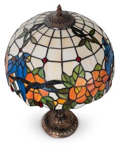 Brilagi - Tiffany витражна настолна лампа JUNGLE 2xE27/60W/230V
