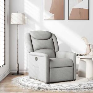 VidaXL Recliner Chair Cloud Grey Fabric