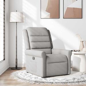 VidaXL Recliner Chair Cloud Grey Fabric