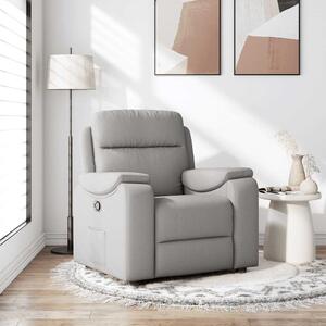 VidaXL Recliner Chair Cloud Grey Fabric