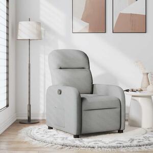 VidaXL Recliner Chair Cloud Grey Fabric