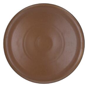 Кръгло плато TERRACOTTA BROWN BISCUIT, 31 см