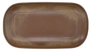 Овална чиния TERRACOTTA BROWN BISCUIT, 33 см