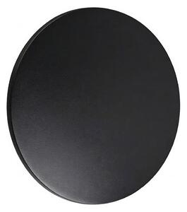 Ideal Lux - LED външно стенно осветително тяло PUNTO LED/9W/230V CRI Ø 18 см IP54 черно