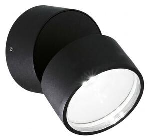 Ideal Lux - LED външно стенно осветително тяло OMEGA LED/7W/230V CRI 90 IP54 черно
