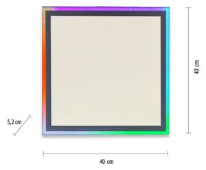 Leuchten Direkt 14900-16 - LED RGB Димируема лампа EDGING LED/24W/230V + д.у