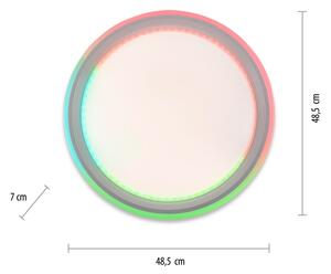 Leuchten Direkt 15154-16-LED RGB Димируема лампа EDGING 39W/230V+д.у