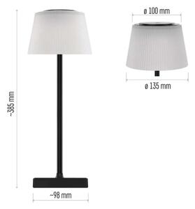 EMOS Z7630B - LED регулируема презареждаема лампа KATIE LED/4W/10V 1800mAh IP44