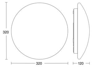 Steinel 056087-LED Лампа за баня RSPROP2 LED/15,5W/230V 4000K IP54