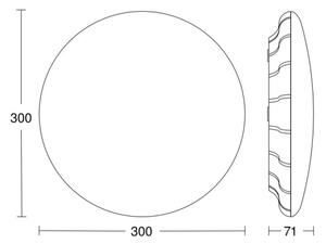 Steinel 081935 - К-кт 5 бр. LED плафон със сензор RS PRO S10 SC 9,1W/230V 3000K