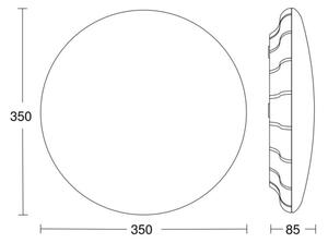 Steinel 068059 - LED Плафон със сензор RS PRO S30 SC 25,8W/230V 3000K