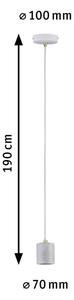 Paulmann 79750 - 1xE27/20W Висящ полилей NORDIN 230V