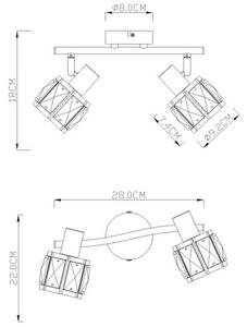 СПОТ 2X40W E14