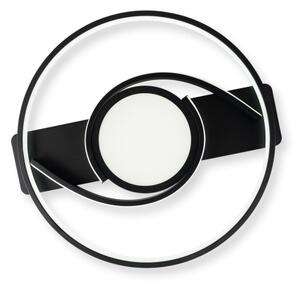 Brilagi - Димируемо LED таванно осветително тяло TWIRL LED/38W/230V черно + дистанционно управление